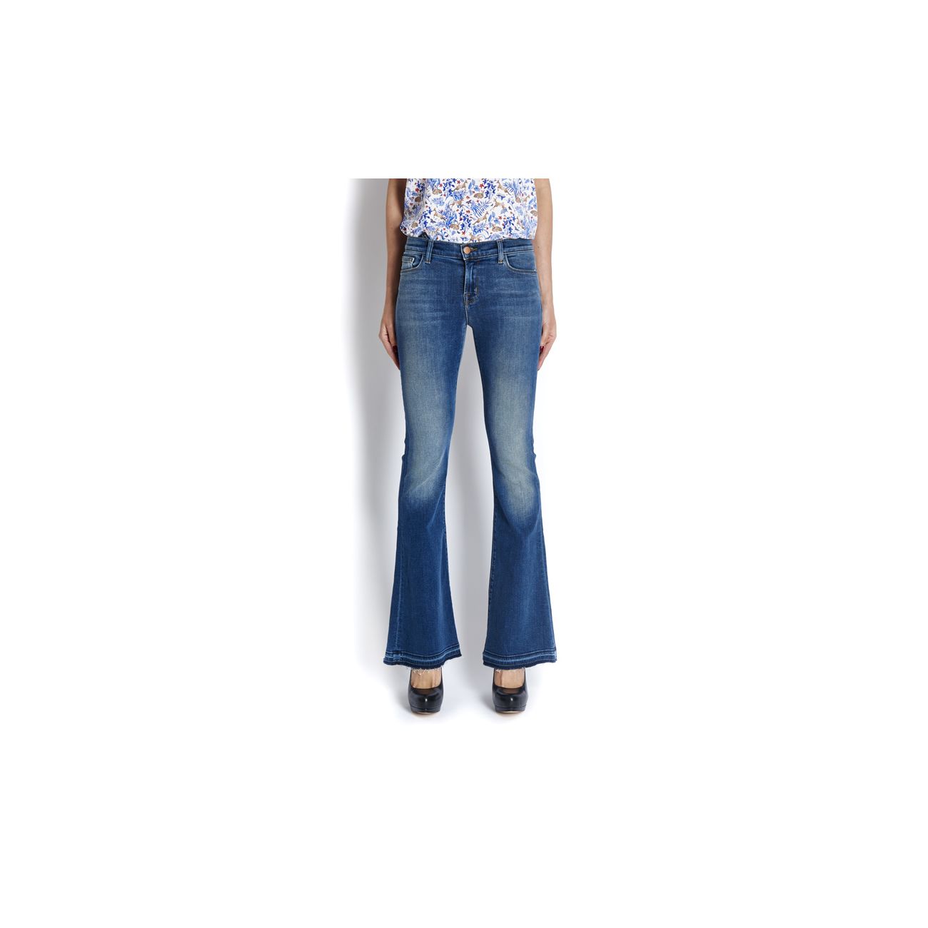 j brand bell bottom jeans