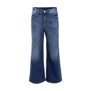 JEANS THE CROPPED JO RAINDROP Woman Mid Blue JEANS THE CROPPED JO RAINDROP Woman Mid Blue