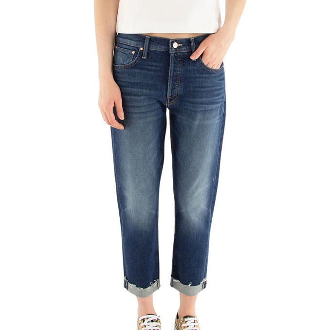 JEANS THE SCRAPPER CUFF ANKLE FRAY SUPERIOR Woman Let's Wine About It