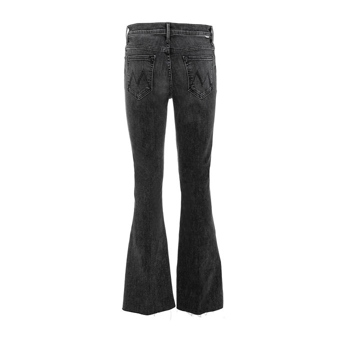MOTHER JEANS THE WEEKENDER FRAY Woman Gray | Mascheroni Store