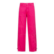 JEANS VITA BASSA CARGO LISICO Woman Pink JEANS VITA BASSA CARGO LISICO Woman Pink