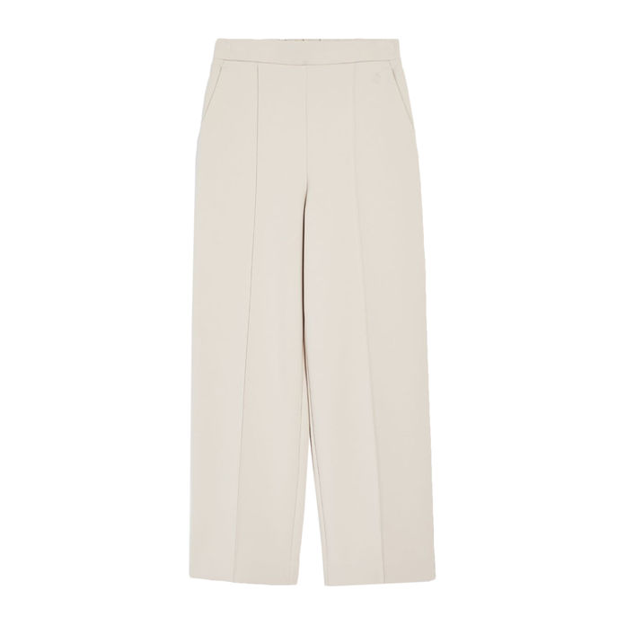 MAX MARA WEEKEND JERSEY TROUSERS CRASSO Woman Chalk | Mascheroni Store