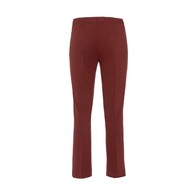 JERSEY TROUSERS Woman Mahogany