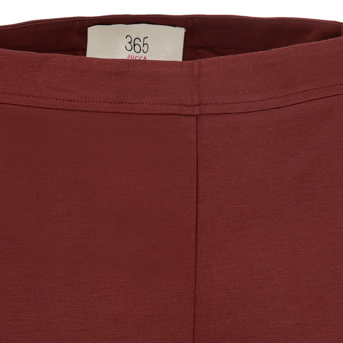 JERSEY TROUSERS Woman Mahogany