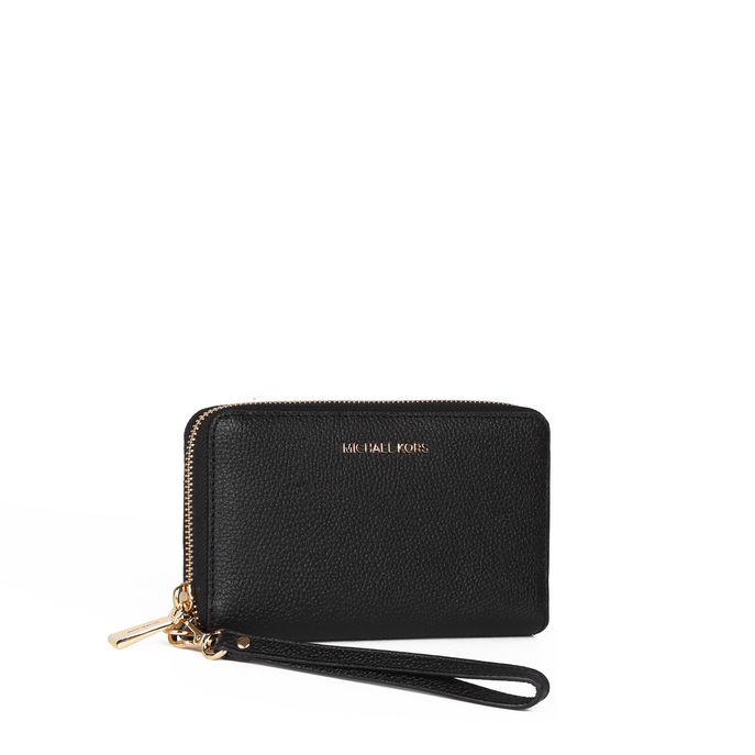 JET SET WALLET WITH PHONE CASE Woman Black