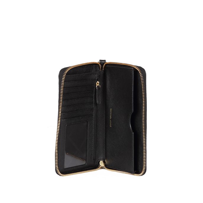 JET SET WALLET WITH PHONE CASE Woman Black
