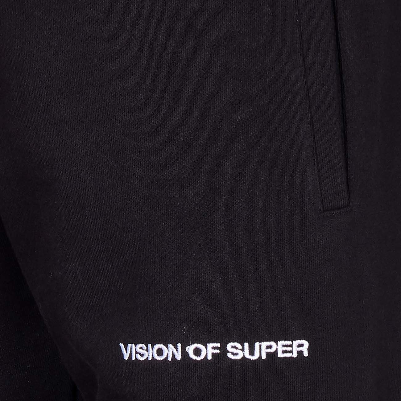 VISION OF SUPER JOGGER WITH LILAC FLAMES Man Black | Mascheroni Store