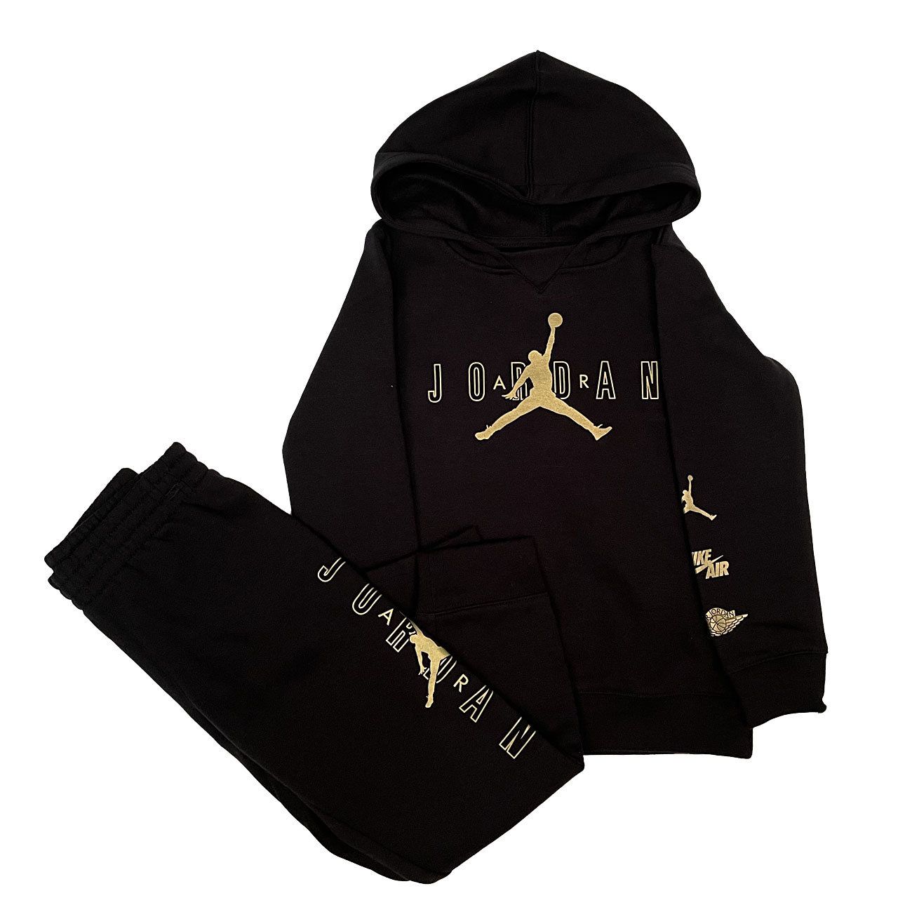 black and gold jordan jumpsuit