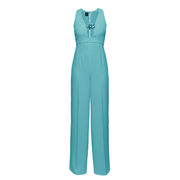 JUMPSUIT TUMBAYA CREPE STRETCH Woman Light Blue Navigation JUMPSUIT TUMBAYA CREPE STRETCH Woman Light Blue Navigation