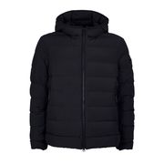 KENOBI JACKET IN STRETCH NYLON WITH HOOD Man Black KENOBI JACKET IN STRETCH NYLON WITH HOOD Man Black