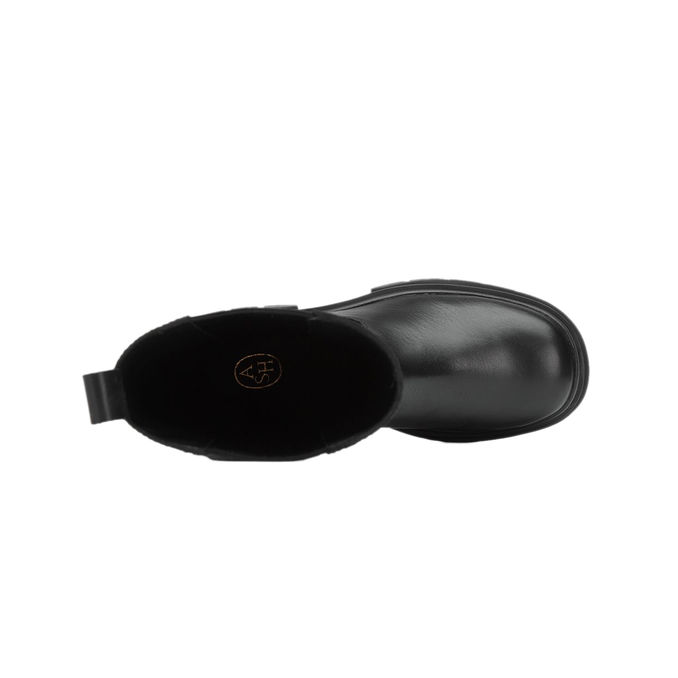 KNEE BOOTS WITH ELASTIC BAND Woman Black