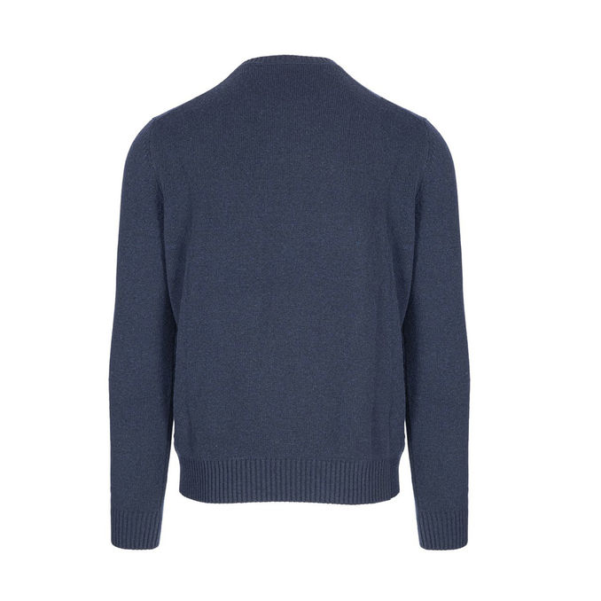 KNIT PARICOLLO Man Blue Navy