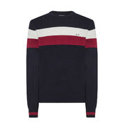 KNIT ROUND STRIPES Man Blue Navy KNIT ROUND STRIPES Man Blue Navy