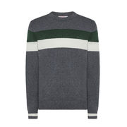 KNIT ROUND STRIPES Man Grey  KNIT ROUND STRIPES Man Grey