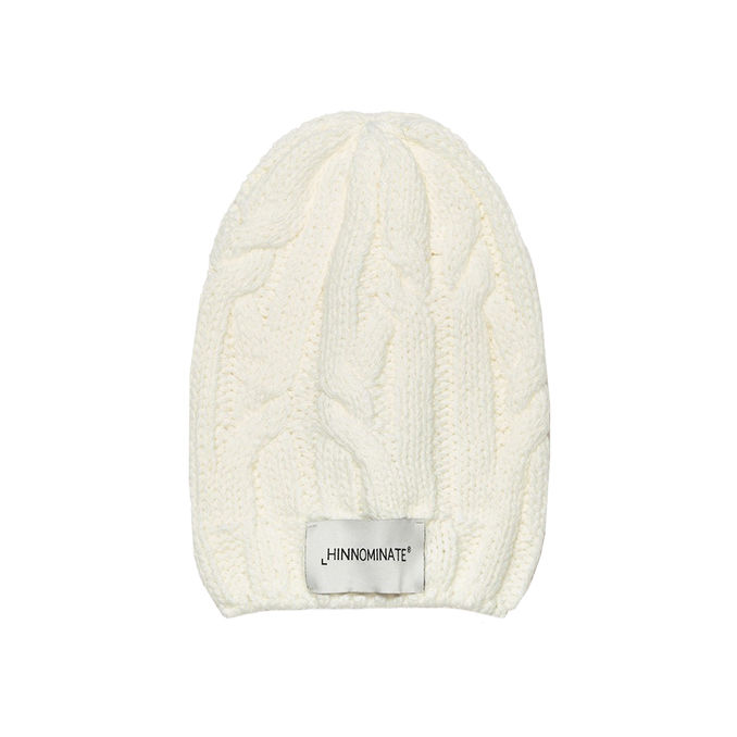 KNITTED HAT Unisex White Butter