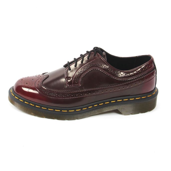 LACE-UP 3989 BROGUE VEGAN CAMBRIDGE Woman Cherry Red