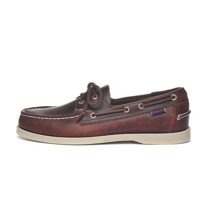 LACE UP DOCKSIDES PORTLAND Man Brown Burgundy