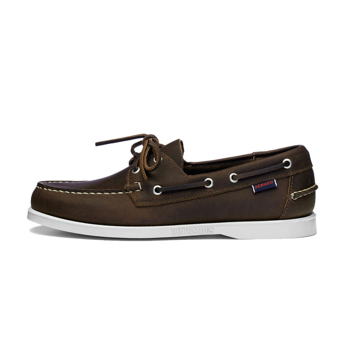 LACED DOCKSIDES PORTLAND Man Brown