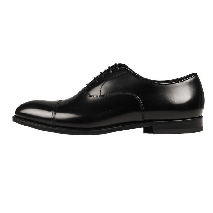 LACED SHOES OXFORD CAP TOE Man Black