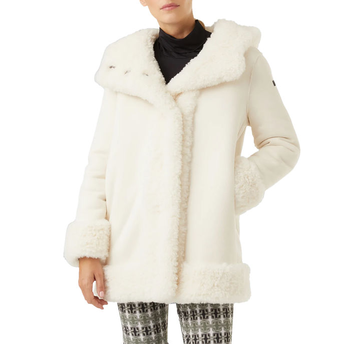 LAMB HOOD LADY JACKET Woman Sand