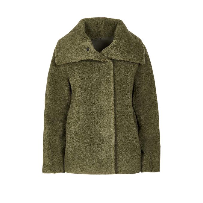 LAMB JACKET BEAR JACKET Woman Verde Salvia