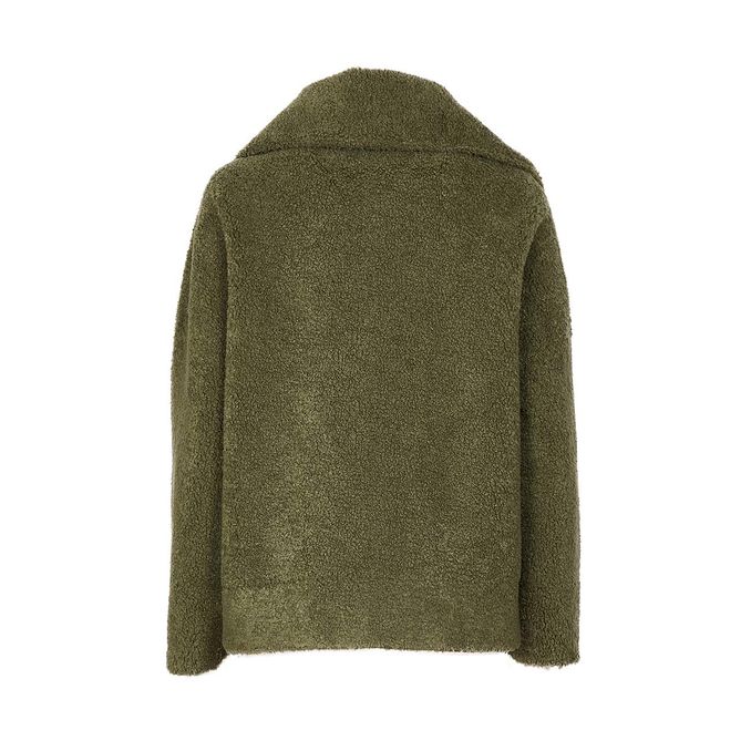 LAMB JACKET BEAR JACKET Woman Verde Salvia