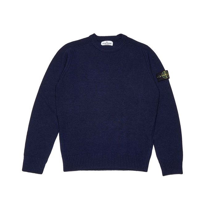 LAMBSWOOL ROUNDNECK JUMPER Kids Blu Marine
