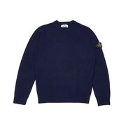 LAMBSWOOL ROUNDNECK JUMPER Kids Blu Marine LAMBSWOOL ROUNDNECK JUMPER Kids Blu Marine