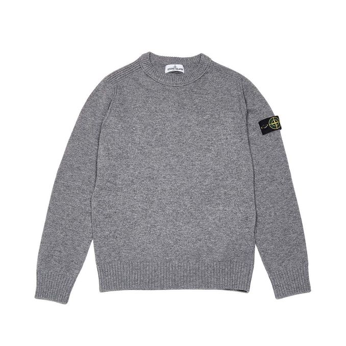 LAMBSWOOL ROUNDNECK JUMPER Kids Fumo Melange