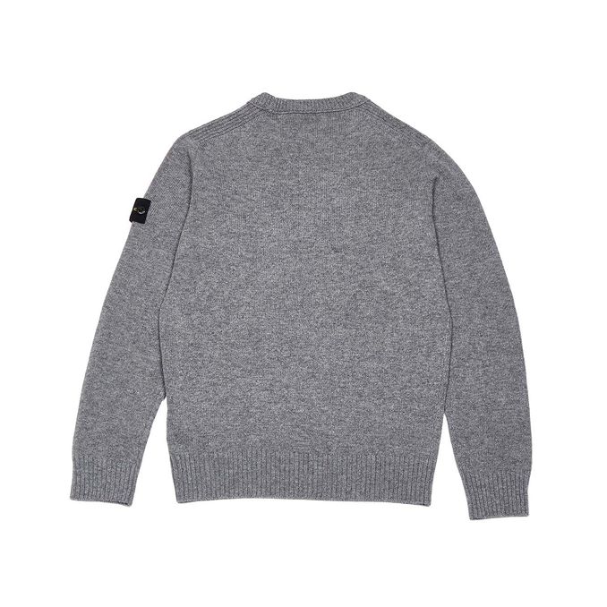 LAMBSWOOL ROUNDNECK JUMPER Kids Fumo Melange