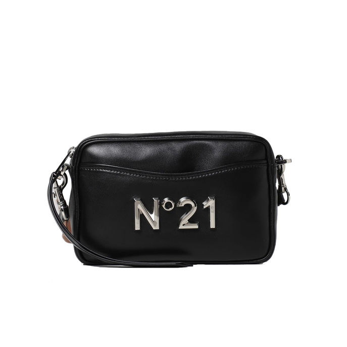 LEATHER CAMERA BAG Woman Black