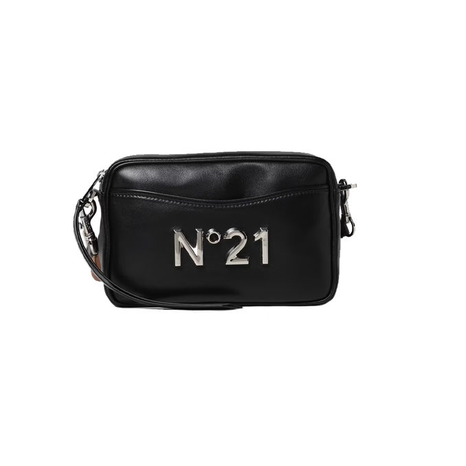 LEATHER CAMERA BAG Woman Black