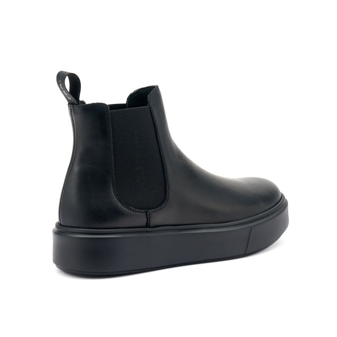 LEATHER CHELSEA BOOTS Women’s Black