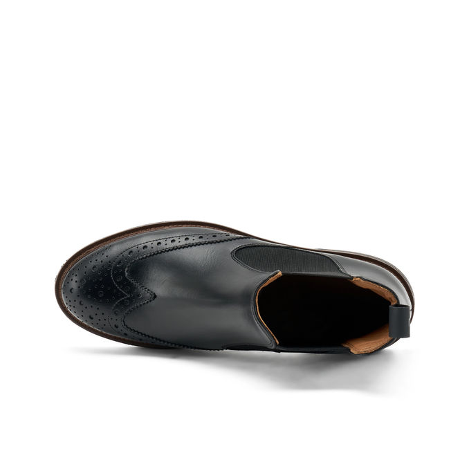 LEATHER CHELSEA BOOTS Women’s Black