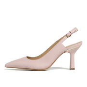 LEATHER DECOLLETE OPEN ON THE BACK Woman Soft Pink LEATHER DECOLLETE OPEN ON THE BACK Woman Soft Pink