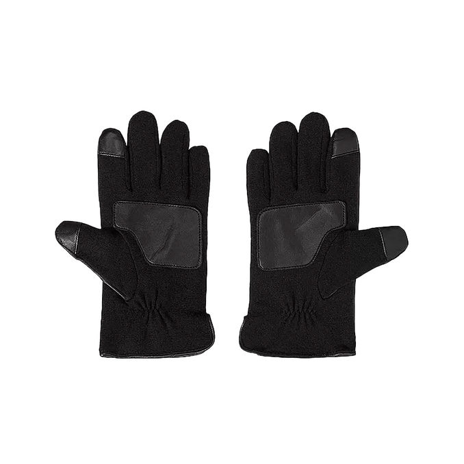 LEATHER GLOVES Man Black