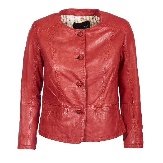 LEATHER JACKET Woman Red