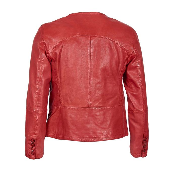 LEATHER JACKET Woman Red