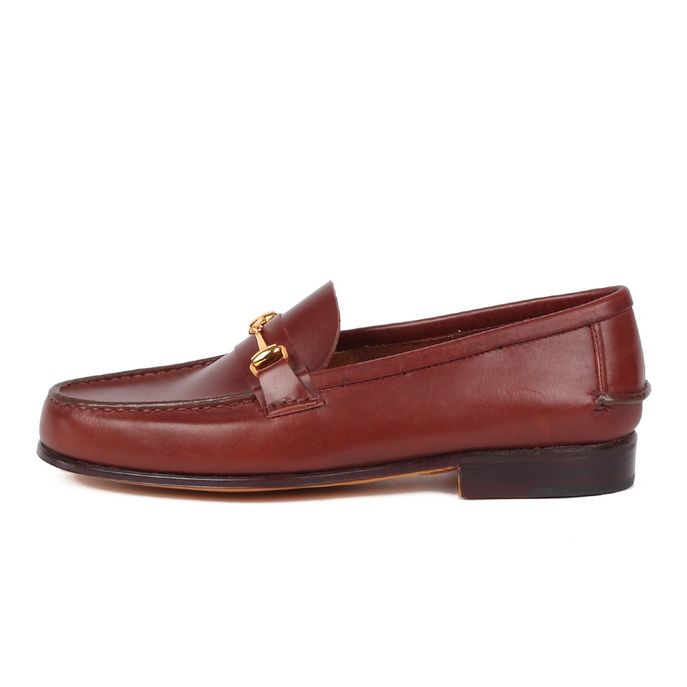 GUIDO LEATHER LOAFER WITH BUCKLE Man Cuir | Mascheroni Moda