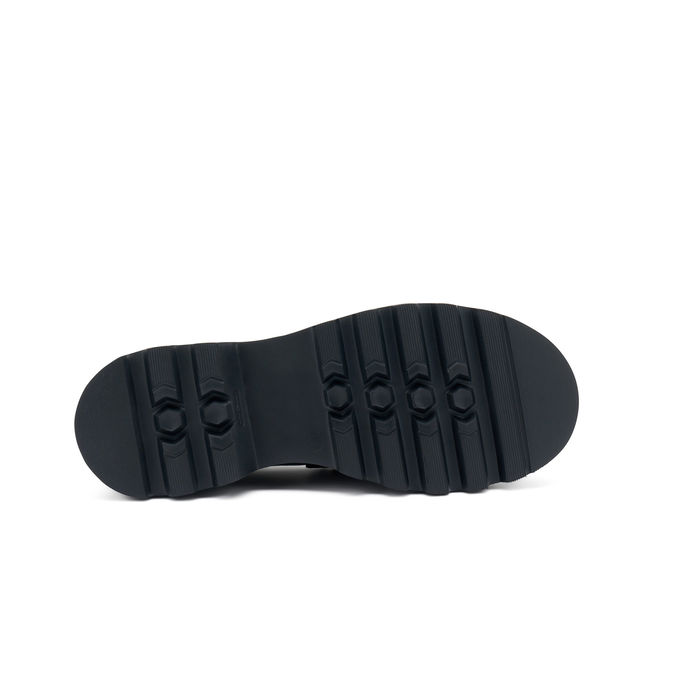 LEATHER LOAFERS Women Black