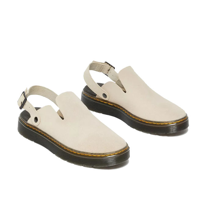 LEATHER MULES CARLSON Woman Warm Sand and H Suede