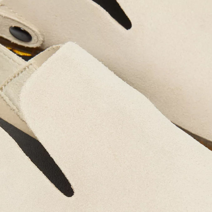 LEATHER MULES CARLSON Woman Warm Sand and H Suede