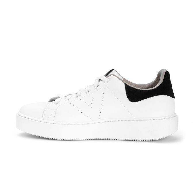 LEATHER SNEAKER UTOPIA Woman Negro