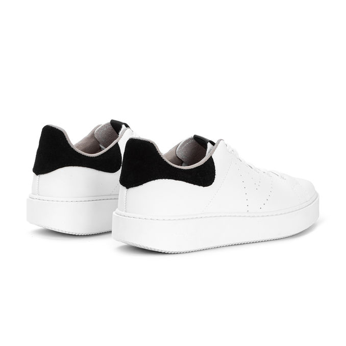 LEATHER SNEAKER UTOPIA Woman Negro