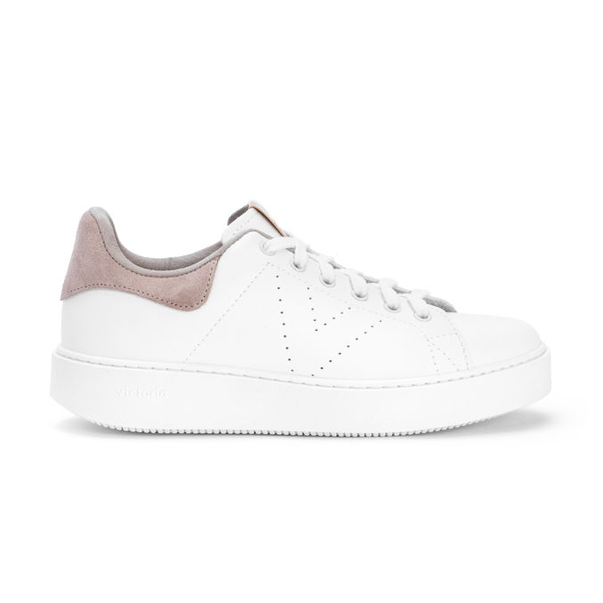 LEATHER SNEAKER UTOPIA Woman Nude