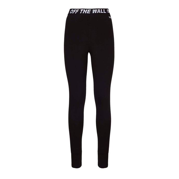 LEGGINGS BLADEZ WITH STRETCH WAIST WITH LOGO Woman Black White