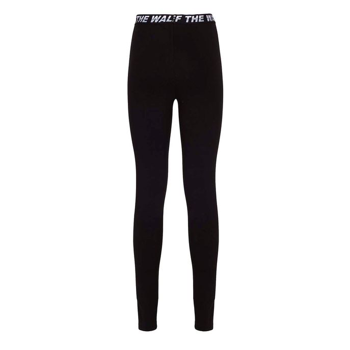 LEGGINGS BLADEZ WITH STRETCH WAIST WITH LOGO Woman Black White