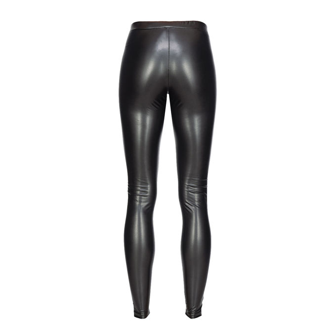 LEGGINGS GINSENG Woman Nero Limousine