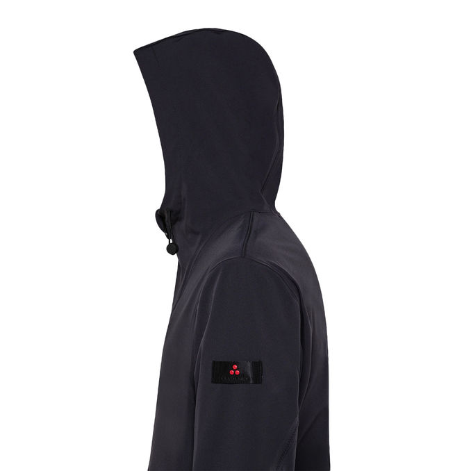 LEMBATA WATER REPELLENT HOODED JACKET Man Navy blue