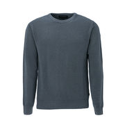LEO LAMBSWOLL PULLOVER Man Nero Slavato LEO LAMBSWOLL PULLOVER Man Nero Slavato